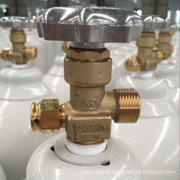 QF-42 valve for ISO standard 6m3 oxygen nitrogen gas cylinder